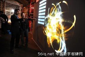 OgilvyOne互動活動在屏幕上實現(xiàn)冰淇淋口味數(shù)字化藝術展示,信息顯示系統(tǒng),多媒體信息發(fā)布系統(tǒng),數(shù)字告示,數(shù)字標牌,digital signage