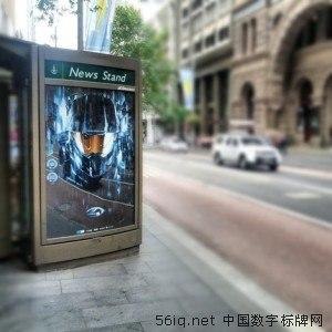 微軟Halo4游戲在澳大利亞推出<a href='http://www.jsgfmy.com/webpage/tagsList.aspx?TagId=146'>戶外數(shù)字標(biāo)牌</a>宣傳活動(dòng),信息顯示系統(tǒng),多媒體信息發(fā)布系統(tǒng),數(shù)字標(biāo)牌,digital signage
