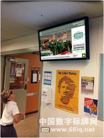 多倫多新月學(xué)校增設(shè)數(shù)字標(biāo)牌網(wǎng)絡(luò)傳遞校園公告,信息顯示系統(tǒng),多媒體信息發(fā)布系統(tǒng),數(shù)字標(biāo)牌,digital signage 多倫多新月學(xué)校增設(shè)數(shù)字標(biāo)牌網(wǎng)絡(luò)傳遞校園公告,信息顯示系統(tǒng),多媒體信息發(fā)布系統(tǒng),數(shù)字標(biāo)牌,digital signage
