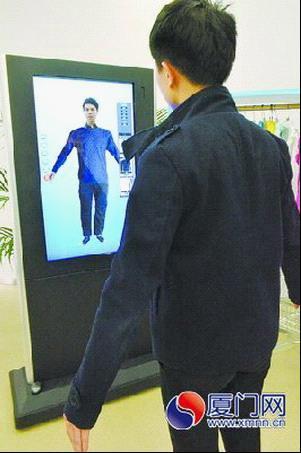 聰明“穿衣鏡”能幫顧客試衣 試衣不用脫買(mǎi)單也自助,信息顯示系統(tǒng),多媒體信息發(fā)布系統(tǒng),數(shù)字標(biāo)牌,digital signage