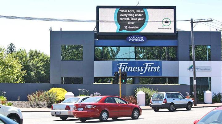 澳大利亞借助戶外廣告牌發(fā)起的安全倡議,信息顯示系統(tǒng),多媒體信息發(fā)布系統(tǒng),數(shù)字告示,數(shù)字標(biāo)牌,digital signage