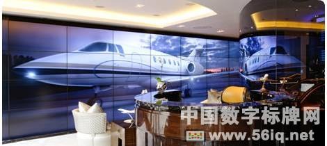 商務噴氣機數(shù)字標牌<a href='http://www.jsgfmy.com/webpage/tagsList.aspx?TagId=135'>視頻墻</a>展示廳大放異彩,信息顯示系統(tǒng),<a href='http://www.jsgfmy.com/webpage/tagsList.aspx?TagId=164'>多媒體信息發(fā)布系統(tǒng)</a>,數(shù)字告示,數(shù)字標牌,digital signage