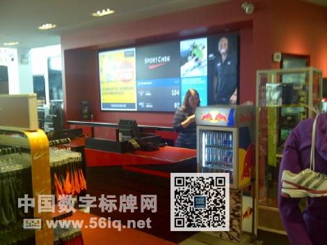 加拿大Sport Chek最大零售店數(shù)字標(biāo)牌震驚全行業(yè),信息顯示系統(tǒng),多媒體信息發(fā)布系統(tǒng),數(shù)字標(biāo)牌,數(shù)字告示，digital signage