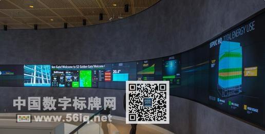 超大型數(shù)字微磚視頻墻閃耀舊金山公用事業(yè)委員會,信息顯示系統(tǒng),多媒體信息發(fā)布系統(tǒng),數(shù)字標(biāo)牌,數(shù)字告示，digital signage