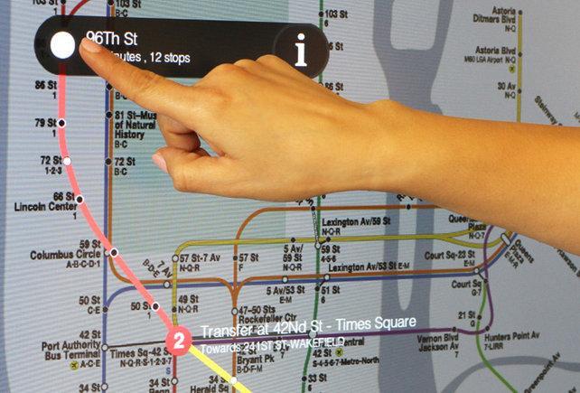 紐約<a href='http://www.jsgfmy.com/webpage/tagsList.aspx?TagId=38'>地鐵</a>擬推出大<a href='http://www.jsgfmy.com/webpage/tagsList.aspx?TagId=98'>觸摸屏</a>設(shè)備，將授權(quán)第三方開發(fā)應用,信息顯示系統(tǒng),多媒體信息發(fā)布系統(tǒng),數(shù)字標牌,數(shù)字告示，digital signage