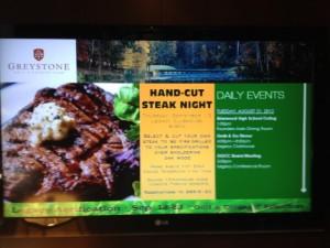 高爾夫中心聯(lián)手鄉(xiāng)村俱樂(lè)部打造數(shù)字標(biāo)牌私人網(wǎng)絡(luò),信息顯示系統(tǒng),多媒體信息發(fā)布系統(tǒng),數(shù)字標(biāo)牌,數(shù)字告示，digital signage