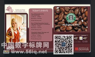 數(shù)字標(biāo)牌網(wǎng)絡(luò)打開廣告商進(jìn)駐校園之門,信息顯示系統(tǒng),多媒體信息發(fā)布系統(tǒng),數(shù)字標(biāo)牌,數(shù)字告示，digital signage
