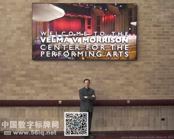 博伊西州立大學(xué)藝術(shù)中心安裝部署巨型視頻墻,信息顯示系統(tǒng),多媒體信息發(fā)布系統(tǒng),數(shù)字標牌,數(shù)字告示，digital signage