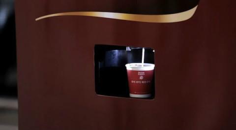 智能咖啡機，打哈欠就有免費咖啡送,信息顯示系統(tǒng),多媒體信息發(fā)布系統(tǒng),數(shù)字標牌,數(shù)字告示，digital signage