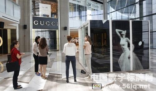 阿聯(lián)酋購物中心推出交互式數(shù)字標牌“虛擬試衣間”,多媒體信息發(fā)布系統(tǒng),數(shù)字標牌,數(shù)字告示，digital signage