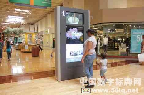 美國(guó)零售地產(chǎn)公司在網(wǎng)點(diǎn)啟動(dòng)交互式數(shù)字網(wǎng)絡(luò),多媒體信息發(fā)布系統(tǒng),數(shù)字標(biāo)牌,數(shù)字告示，digital signage