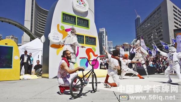 多倫多數(shù)字標牌倒數(shù)迎接2015泛美超泛美運動會,多媒體信息發(fā)布系統(tǒng),數(shù)字標牌,數(shù)字告示，digital signage