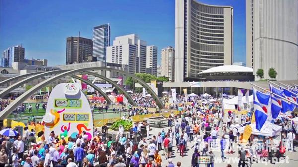 多倫多數(shù)字標牌倒數(shù)迎接2015泛美超泛美運動會,多媒體信息發(fā)布系統(tǒng),數(shù)字標牌,數(shù)字告示，digital signage