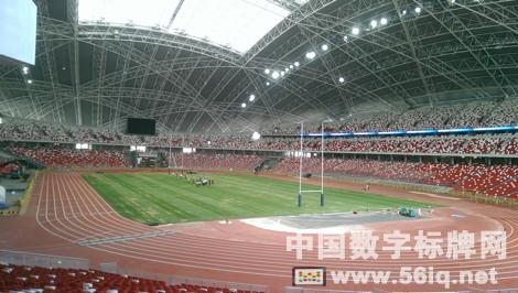 新加坡體育中心的數(shù)字標(biāo)牌盡顯風(fēng)采,多媒體信息發(fā)布系統(tǒng),數(shù)字標(biāo)牌,數(shù)字告示，digital signage