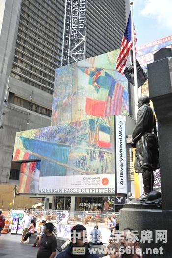 英國(guó)大型戶(hù)外展覽“藝術(shù)無(wú)處不在”登陸美國(guó),多媒體信息發(fā)布系統(tǒng),數(shù)字標(biāo)牌,數(shù)字告示，digital signage