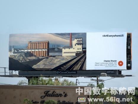 英國(guó)大型戶(hù)外展覽“藝術(shù)無(wú)處不在”登陸美國(guó),多媒體信息發(fā)布系統(tǒng),數(shù)字標(biāo)牌,數(shù)字告示，digital signage
