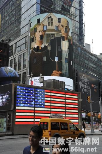 英國(guó)大型戶(hù)外展覽“藝術(shù)無(wú)處不在”登陸美國(guó),多媒體信息發(fā)布系統(tǒng),數(shù)字標(biāo)牌,數(shù)字告示，digital signage