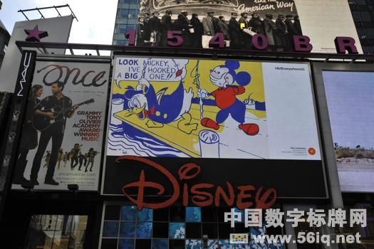 英國(guó)大型戶(hù)外展覽“藝術(shù)無(wú)處不在”登陸美國(guó),多媒體信息發(fā)布系統(tǒng),數(shù)字標(biāo)牌,數(shù)字告示，digital signage