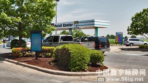 芝加哥郊外洗車(chē)店應(yīng)用戶(hù)外數(shù)字菜單板招攬顧客,多媒體信息發(fā)布系統(tǒng),數(shù)字標(biāo)牌,數(shù)字告示，digital signage