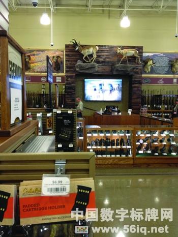 數(shù)字標牌幫助Cabela’s打造目的地商店,多媒體信息發(fā)布系統(tǒng),數(shù)字標牌,數(shù)字告示，digital signage