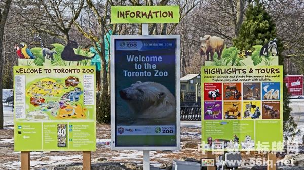 世界各地的動物園掀起部署數(shù)字標(biāo)牌熱,多媒體信息發(fā)布系統(tǒng),數(shù)字標(biāo)牌,數(shù)字告示，digital signage