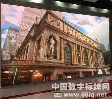 視頻墻標記美國職業(yè)棒球大聯(lián)盟全新工作室,多媒體信息發(fā)布系統(tǒng),數(shù)字標牌,數(shù)字告示，digital signage
