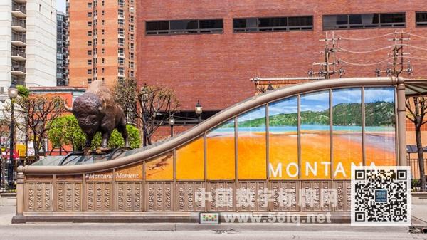 戶外數(shù)字廣告將蒙大拿廣闊天空帶到紐約,多媒體信息發(fā)布系統(tǒng),數(shù)字標牌,數(shù)字告示，digital signage