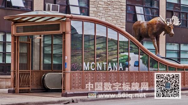 戶外數(shù)字廣告將蒙大拿廣闊天空帶到紐約,多媒體信息發(fā)布系統(tǒng),數(shù)字標牌,數(shù)字告示，digital signage