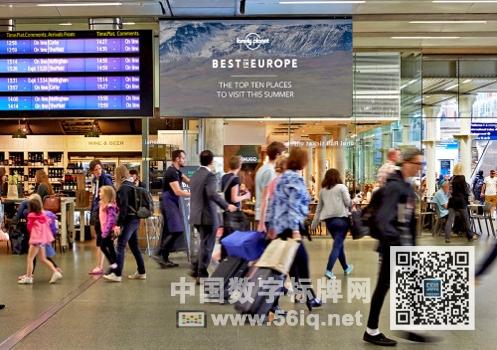 英國(guó)戶外數(shù)字標(biāo)牌展現(xiàn)歐洲最佳旅游點(diǎn),多媒體信息發(fā)布系統(tǒng),數(shù)字標(biāo)牌,數(shù)字告示，digital signage