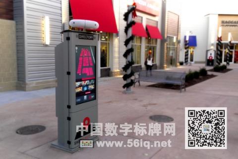 數(shù)字標牌為現(xiàn)代戶外購物中心凝聚人氣,多媒體信息發(fā)布系統(tǒng),數(shù)字標牌,數(shù)字告示，digital signage