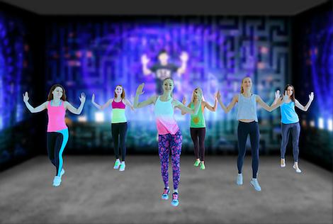 Uniigym的虛擬互動(dòng)健身系統(tǒng),多媒體信息發(fā)布系統(tǒng),數(shù)字標(biāo)牌,數(shù)字告示，digital signage